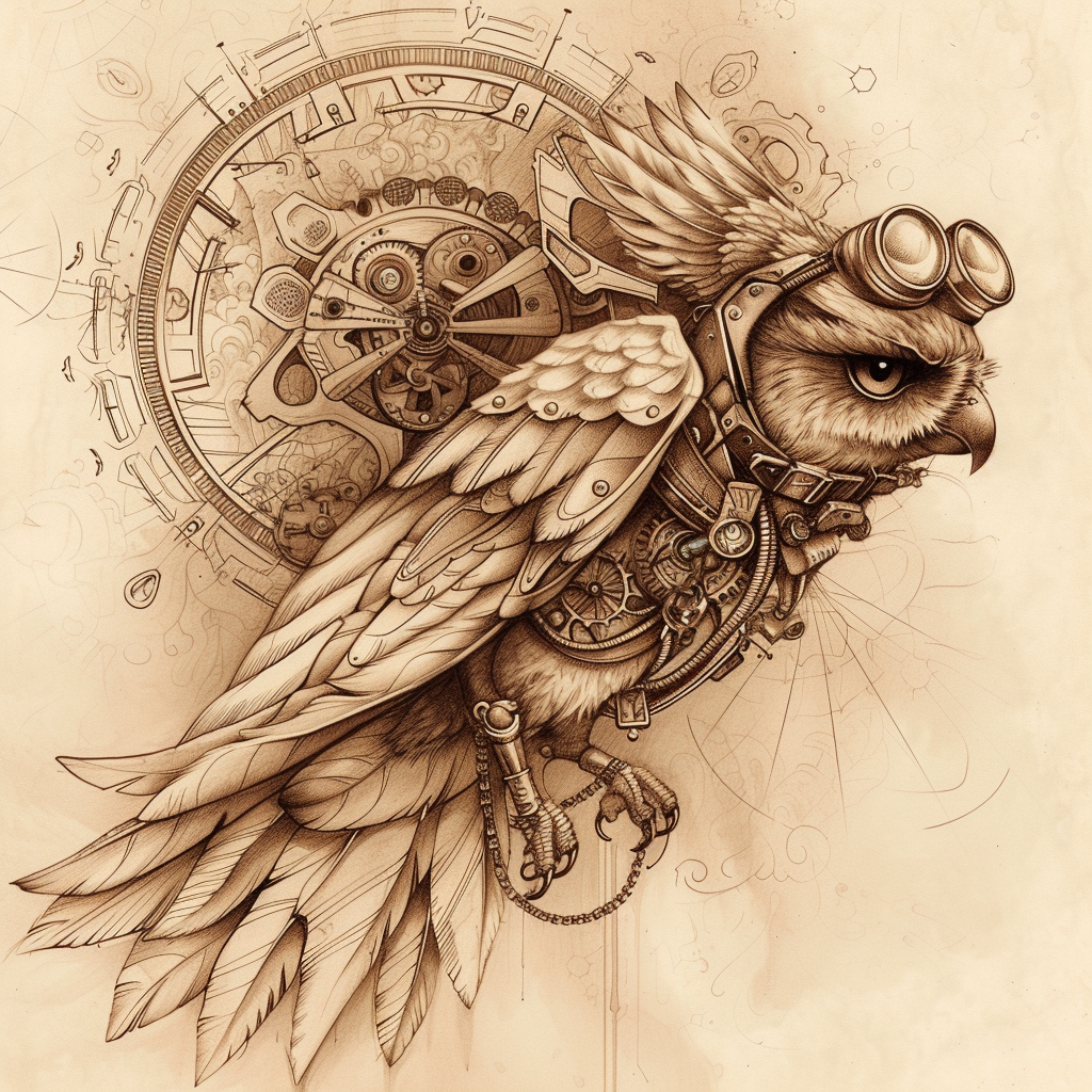 Dessiner dans le style steampunk